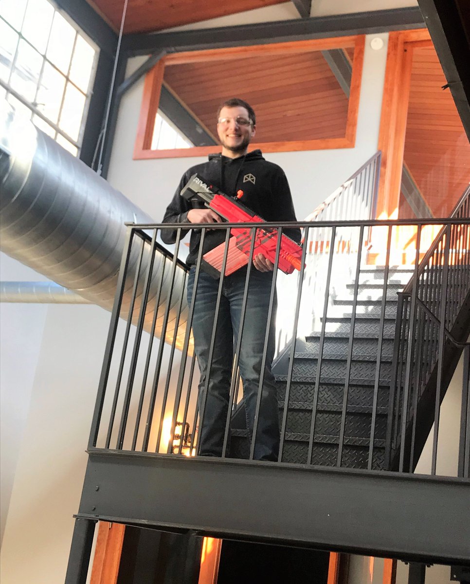 CreateGRIT's tweet photo. To celebrate #InternationalFunAtWorkDay, the GRIT team is enjoying their favorite snacks and having a Nerf gun battle. How are you celebrating? #GRITFun #Food #NerfGuns #Team #Work #CompanyCulture #AdventuresOfGRIT #AgencyLife #GRITMarketingGroup https://t.co/qf8oPxFX2S