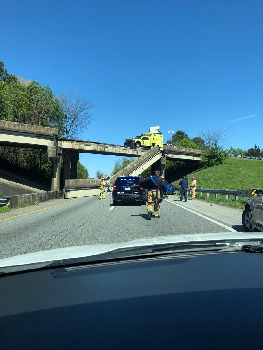 Chattanooga Police Traffic Alert I 75 N Closed At I 24 W Split Due To Railing Falling From Bridge Onto Roadway Area Expected To Be Closed To Traffic For An Extended Time Chattanooga Police Traffic Alert I 75 N Closed At I 24 W Split Due To Railing Falling From Bridge Onto Roadway Area Expected To Be Closed To Traffic For An Extended Time