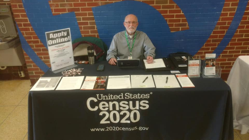 Stop by and visit Jim Shepard with <a href="/uscensusbureau/">U.S. Census Bureau</a> 2020 to learn about exciting opportunities!