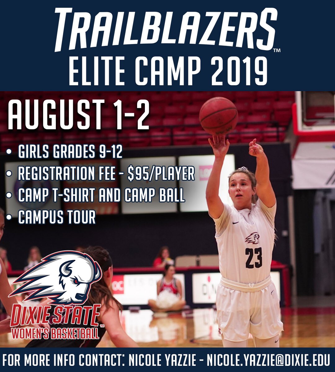UtahTech_WBB's tweet photo. 🚨 CAMP ALERT 🚨🏀 IT’S ABOUT THAT TIME! 🏀 Swipe 👉🏽 to see all Dixie St WBB camps coming this summer!! Camp registration is up and going. The link is posted on our bio above. 🙌🏾🏀👍🏼👌🏽 We are very excited for each camp and all will be instructed by Dixie St coaches and players!! https://t.co/QOkYyk9iny