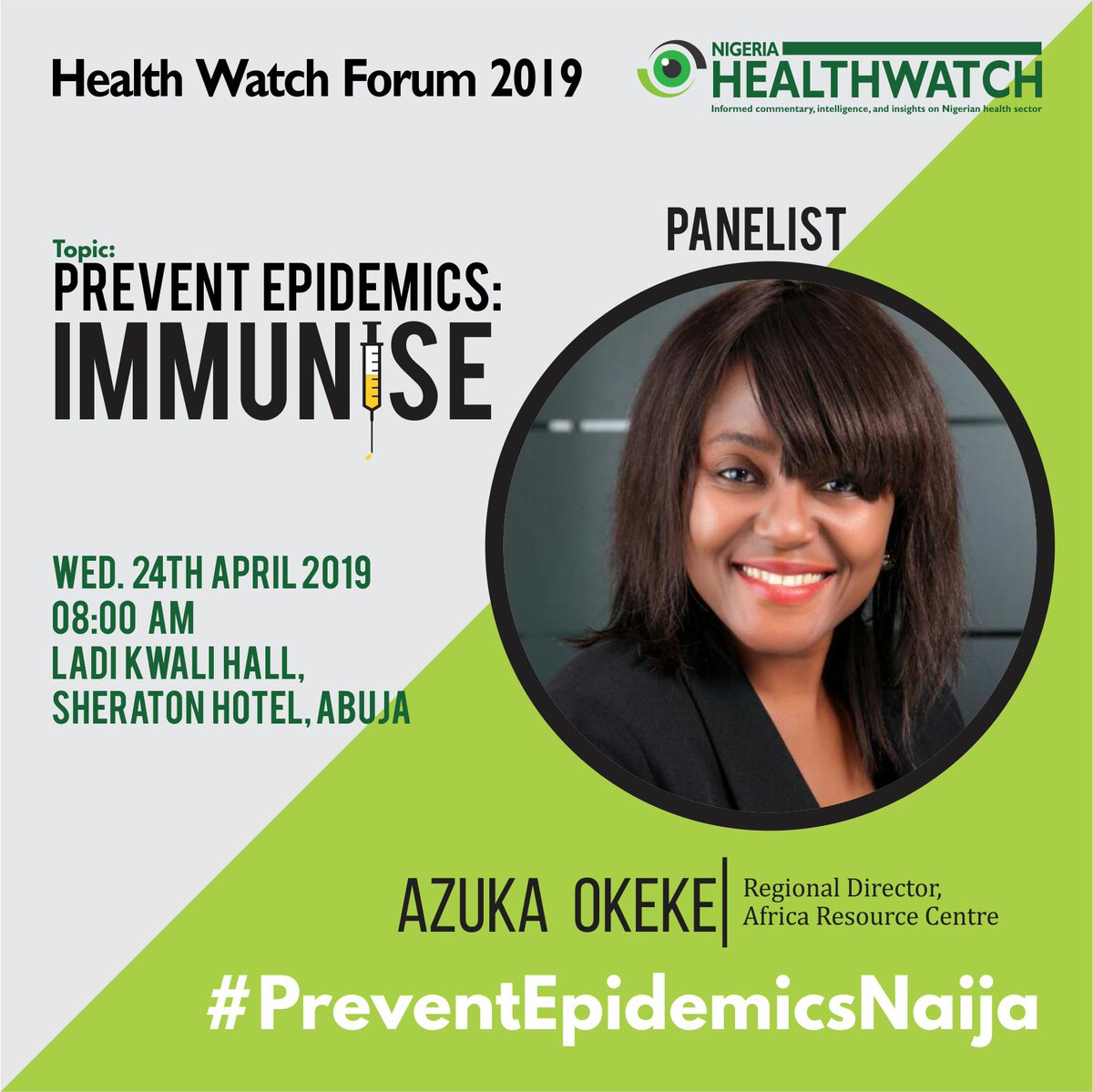 Nigeria Health Watch On Twitter Meet Azuka Okeke She Is A