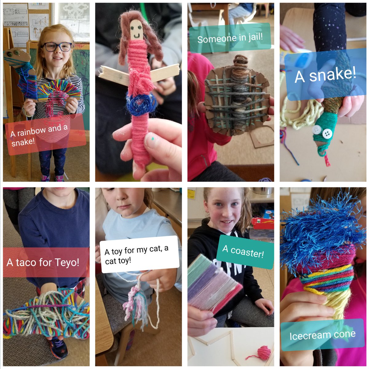TLDSBDECE's tweet photo. It's a MAKING MONDAY with our learning buddies.  What will you make with all this yarn? @MmeRWilson @monckps #TLDSBLearns #tldsbmakers https://t.co/oZZJdtpOqF