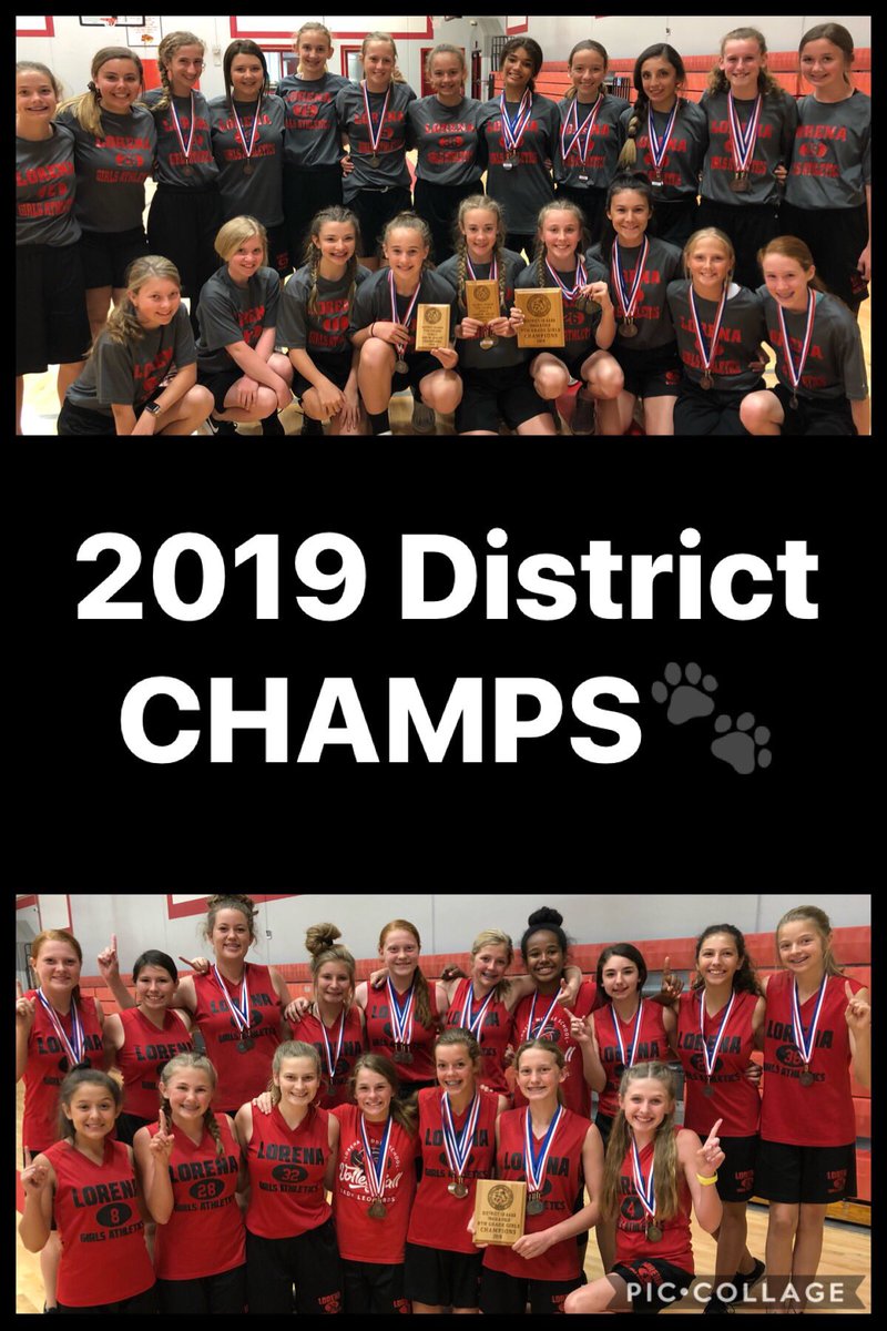 7th &amp; 8th grade <a href="/Lorena_Middle/">Lorena Middle School</a> Lady Leopards are your 2019 Track &amp; Field District CHAMPIONS🥇who also broke 4 school records in the process.  Couldn’t be more proud of their hardwork and dedication! #WorkToWin #LeopardNation #LISDFutureFocus