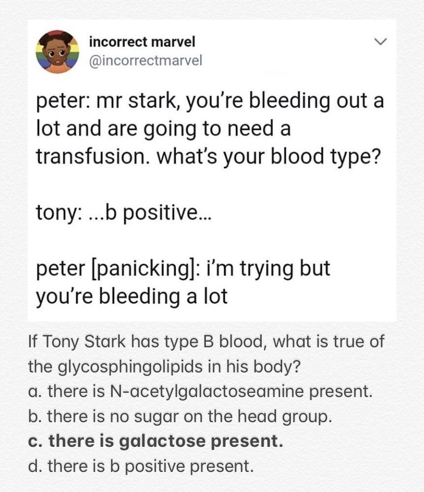 mytloki's tweet photo. since endgame is coming out this month I thought I would share some Marvel related practice questions I came up with to help study for a test recently https://t.co/6AWAL24C4I