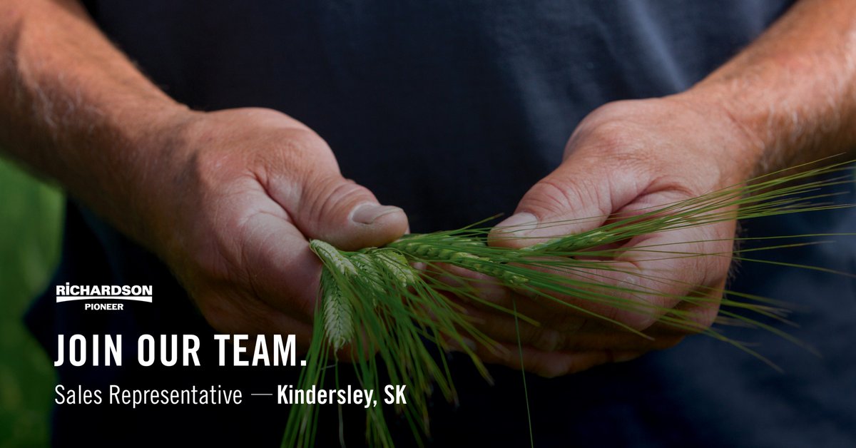We are currently looking for a sales professional with customer service experience in the agriculture industry to help manage and develop a customer base within the Kindersley, SK area. Apply here: richardson.wd3.myworkdayjobs.com/en-US/Richards…