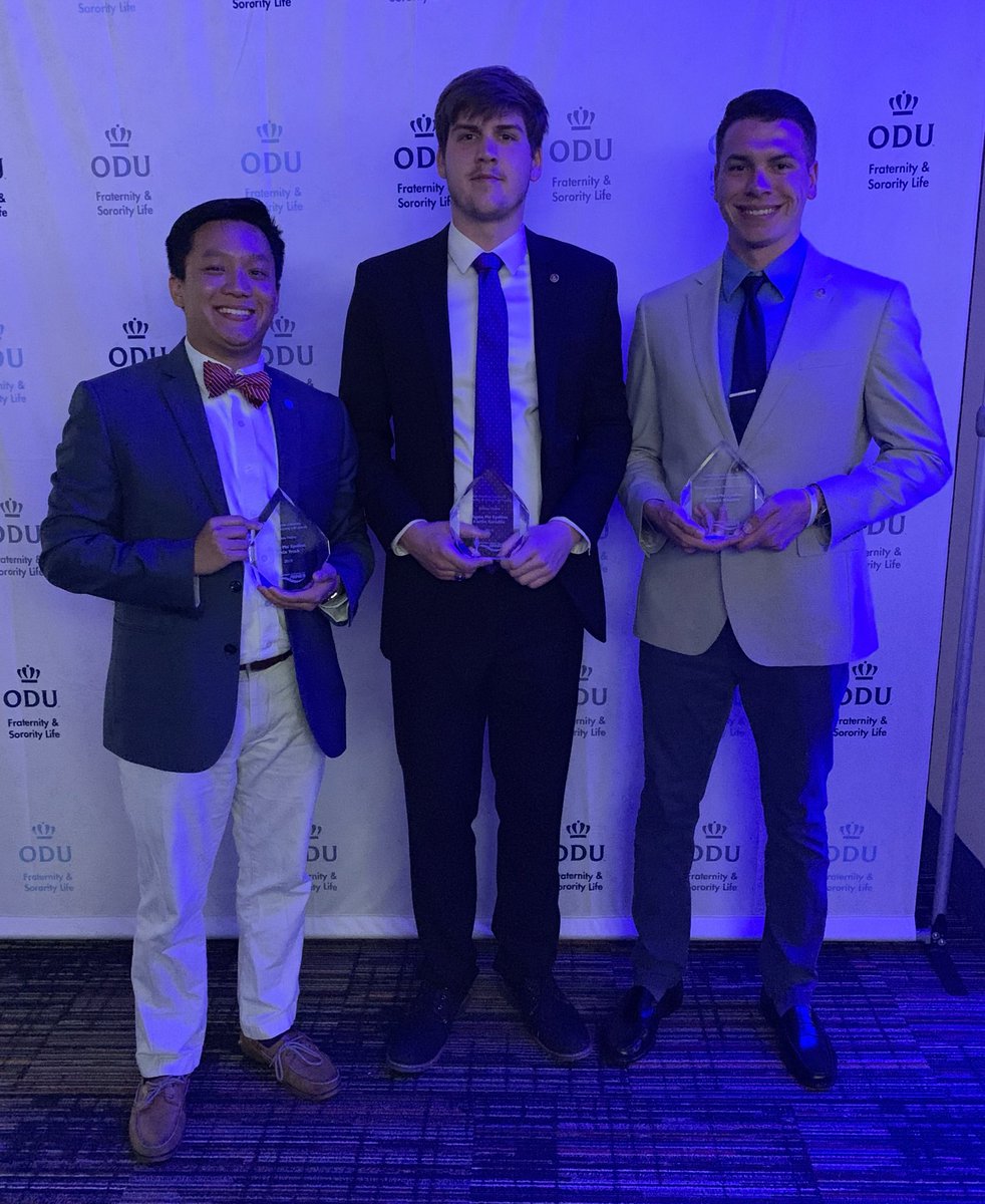 ODUSigEp's tweet photo. Congrats to our brothers Carter and Kevin for winning the Selfless Helper award, and Bergen for winning Outstanding New Member‼️ #FSLAwards https://t.co/Zra2lNXk5U