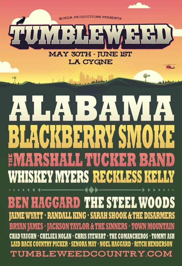 SavetheDate2020's tweet photo. Kansas City's biggest party of the Summer is at @Tumbleweed - and the @Weather2020 team will be there!!! Join us for the best weekend of the Summer with @TheAlabamaBand ,@MarshallTucker ,@whiskeymyers , @blackberrysmoke and so many more! Weather that weekend looks 💯 ! https://t.co/wU6VlfHBeB