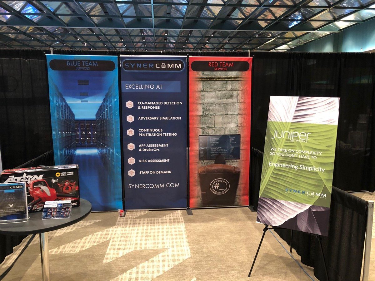 SynerComm's tweet photo. The Expo is about to open at the 2019 InfoSec World Conference, stop by and talk with our security experts in booth 614. #INFOSECWORLD #JuniperNetworks #SynerComm https://t.co/fc5ny9J6Zy