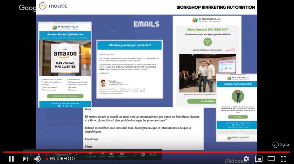 mayteluque_'s tweet photo. #Mautic y todo su poder como herramienta de Marketing Automation. Muy interesante ponencia de @kicoes en #Posiciona19 . https://t.co/CIppcnuZon