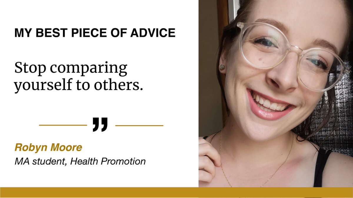 DalGradStudies's tweet photo. Master of Arts student in Health Promotion, Robyn Moore, is this week’s featured graduate student for #GradLifeAtDal! 👩⚕️🧠 Check it out here ➡️ https://t.co/1h9MVSGM4f @DalHealth https://t.co/h72guSuQB6