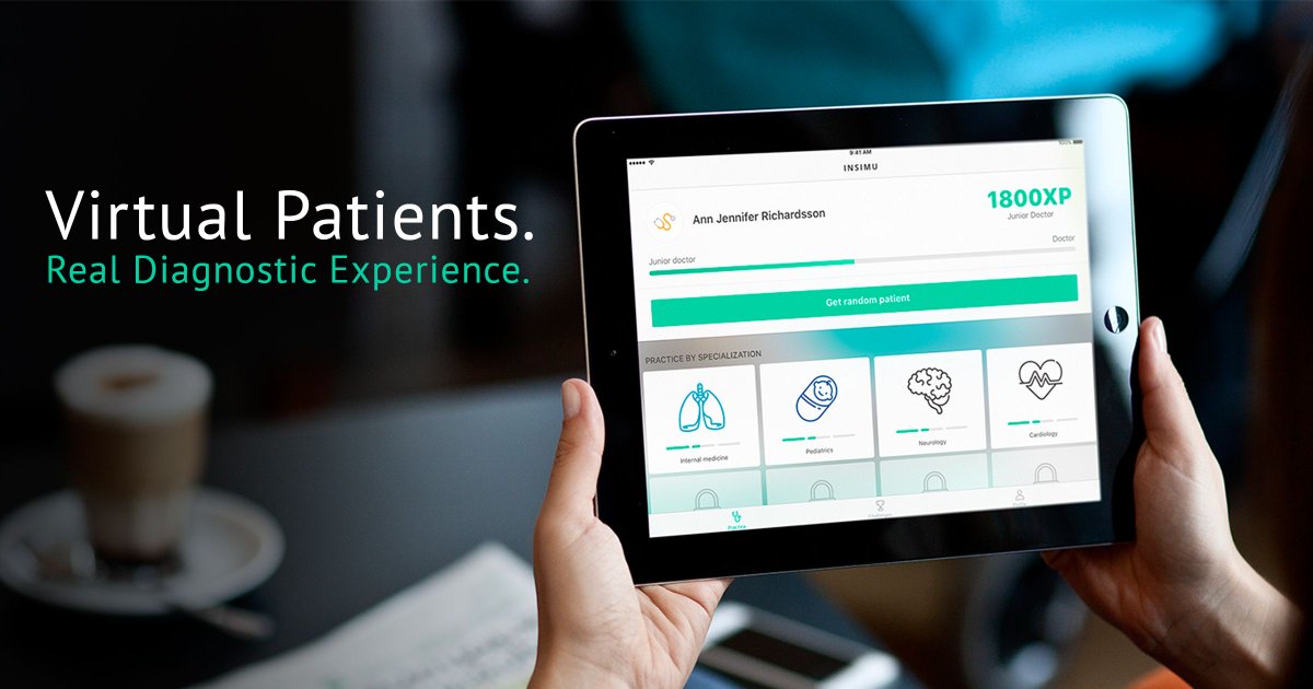 GlobalVentureX's tweet photo. The InSimu Patient App gives medical doctors and students the ability to practice and train for future clinical work in the safety of virtual reality
#InSimu #AI #startup #simulation #GVF2019 #diagnosis
https://t.co/ZINrp0aHCW https://t.co/wo1oGbAJiJ