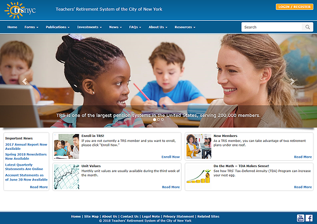 myTRSNYC's tweet photo. Our website is a great source for information about your TRS membership. Once you register with a username and password, you’ll have secure access to your account information. We'll have more tips about our website throughout April. https://t.co/G0vqAk3B8h #TRSNYC #TRSWebsiteTip https://t.co/4NMgzZGeuH