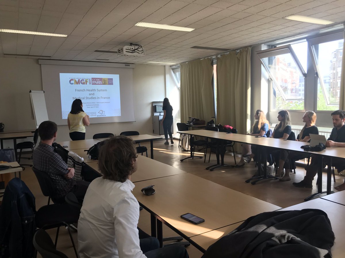 ExuperyNetwork's tweet photo. Beginning the conference exchange before @CMGF_Congres 2019 thanks to @ExuperyNetwork team!
So glad to have young doctors all across the @WoncaEurope region! 
Cc : @vdgmeu https://t.co/CQEPXRDkhA