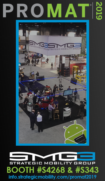 NicoSMG3's tweet photo. Offering Visibility Through Mobility™, SMG3 will ensure that the tailored solutions integrate seamlessly into business operations.

Come see us at ProMat 2019 to learn why many Fortune 500 companies turn to us for custom mobility projects. https://t.co/IOtd8t0mi4 https://t.co/o8JXP4GU4E