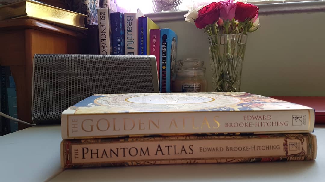 brownflopsy's tweet photo. Books for Mother's Day (blessed by cat)!
The Priory of the Orange Tree by Samantha Shannon & The Golden Atlas by Edward Brooke-Hitching (which matches my copy of The Phantom Atlas, that I got for Christmas). 😍
#Mothersday2019
#prioryoftheorangetree
#goldenatlas https://t.co/yHOko6i8rX