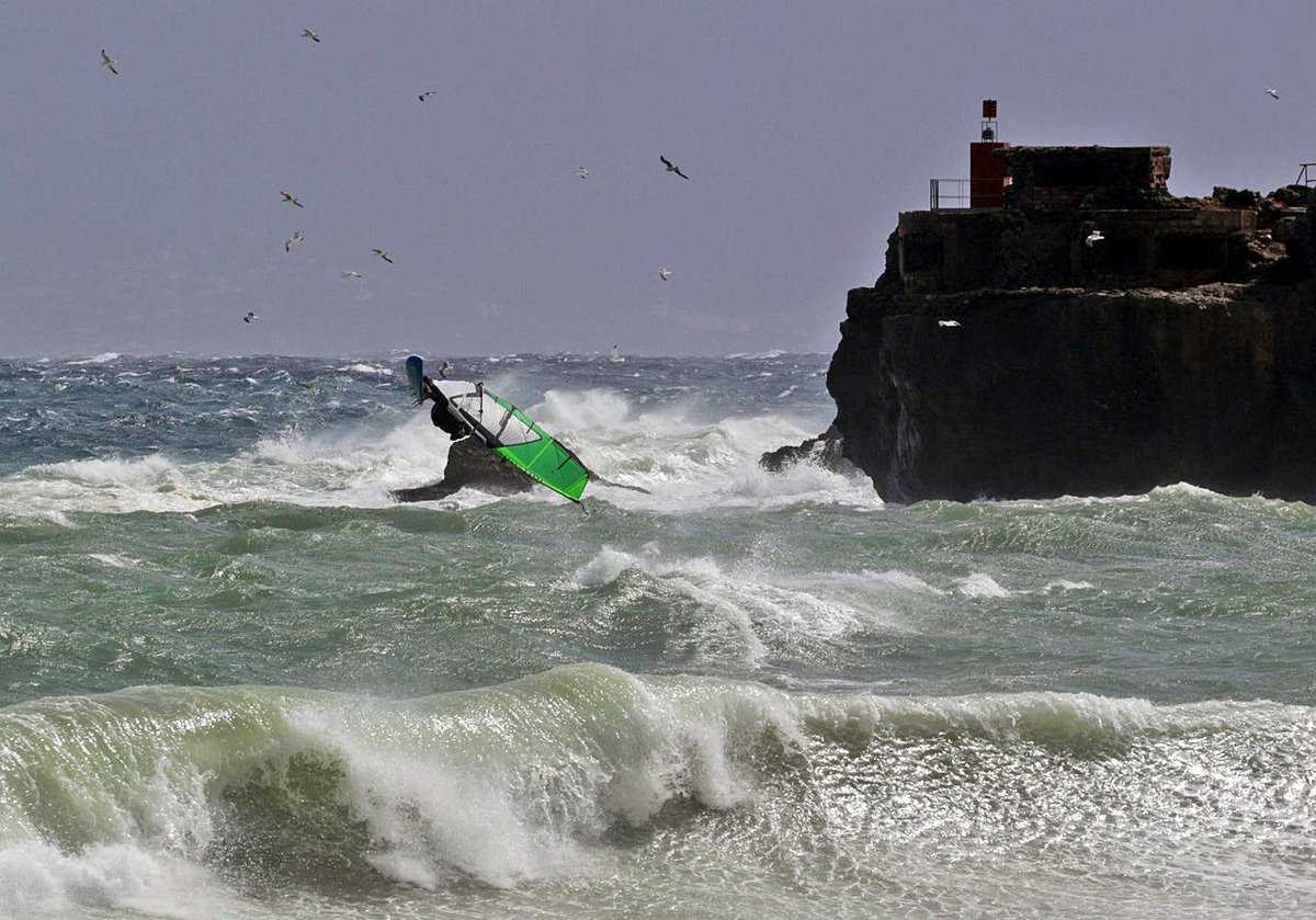 Ramon Pastor on a wild wave session at Playa Chica. #Wavescape bit.ly/Wavescape19