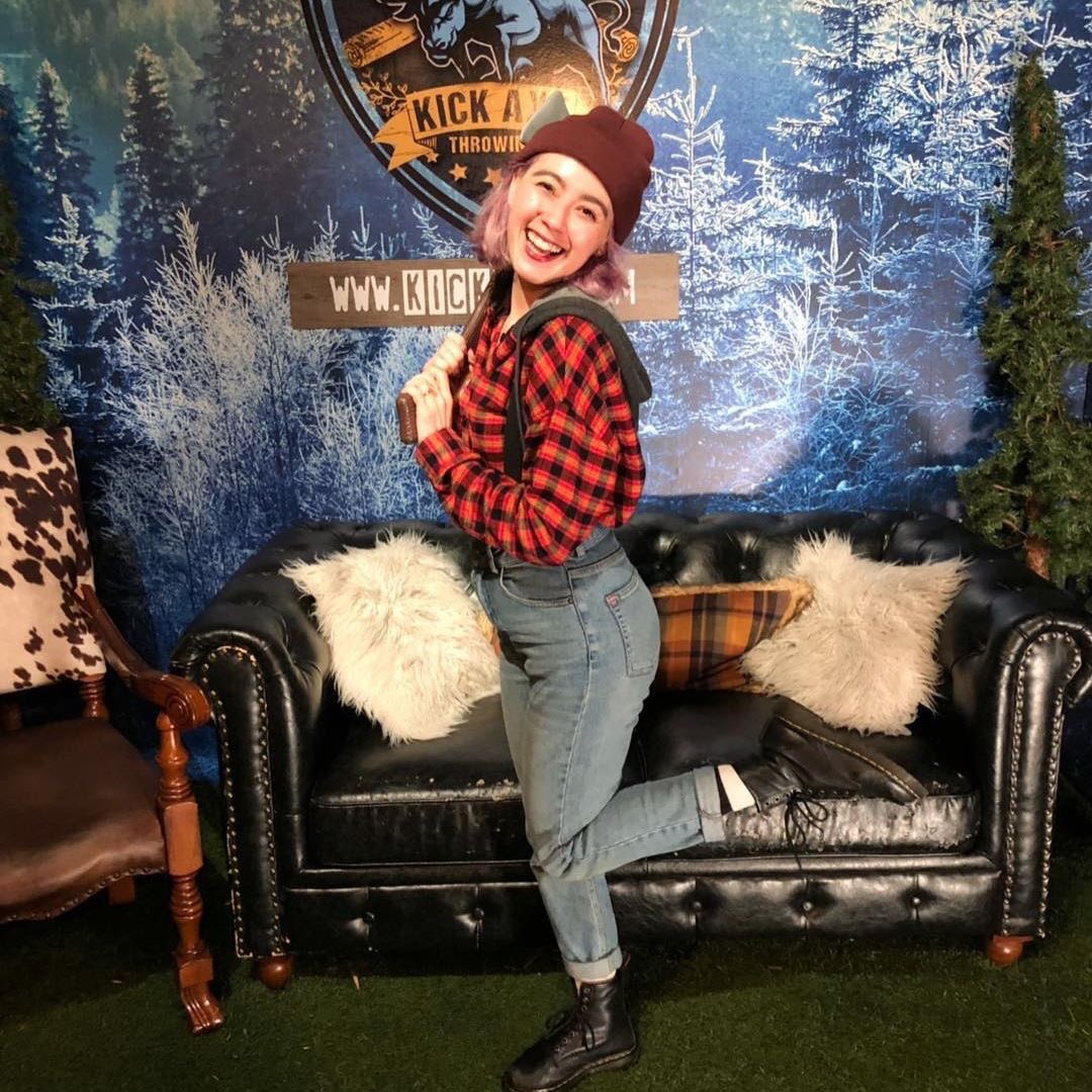 KickaxeThrowing's tweet photo. Before coffee LumberJill
➡️ after coffee LumberJill
📸 @alexfchester
#kickaxethrowing #axethrowing #axethrowingnyc #axethrowingbrooklyn #kickaxebrooklyn #kickaxe #thingstodoinbrooklyn #nyclife #nyc #newyorkcity #brooklyn #gowanus #kickinaxeandtakingnames https://t.co/6XnbWUeSxj