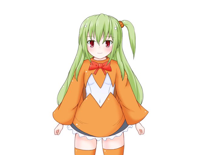 絵198号「深見ランさん」
エイプリルフールに自画像を元にしたキャラでバ美肉をしよう!と思い立って生んだ子。
名前は 「深見」=深淵を覗くときうんちゃら 「ラン」=(かぼちゃ)ラン(タン)が由来なのです。 