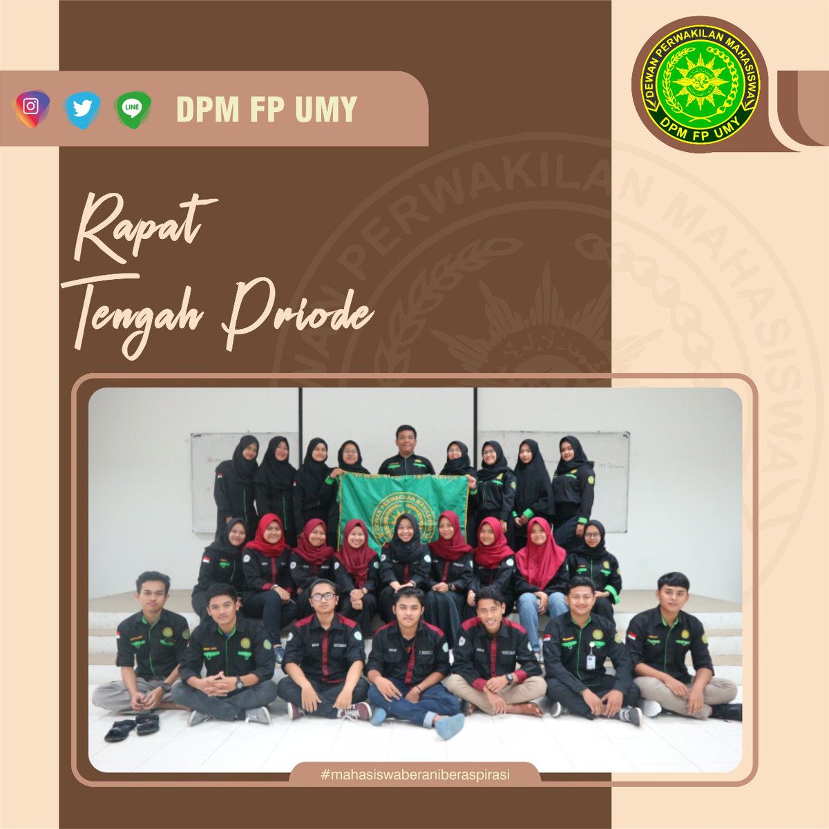 RTP telah dilaksanakan pada tgl 2 Maret 2019, semoga DPM FP menjadi lebih baik lagi!
#dpmfpumy
#mahasiswaberaniberaspirasi
#kmfpbersinergi
#universitas
#muhammadiyah 
#yogyakarta