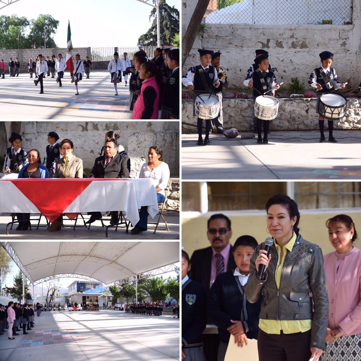 MLPPerusquia's tweet photo. Me dio mucho gusto convivir este día con el alumnado y personal docente de la escuela primaria Mariano Matamoros, ubicada en la comunidad Tepeitic, del Municipio de Mixquiahuala de Juárez. Niñas y niños que inician la semana con alegría contagiosa en este Lunes Cívico https://t.co/sdRZik3uAf