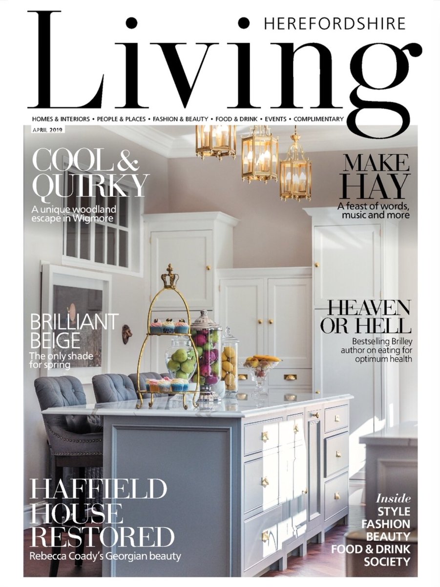 rjlestates's tweet photo. FEATURE - very excited to see Beckley Interiors on the front cover of Herefordshire Living! Can’t wait to get my hands on a copy. It’s a gorgeous magazine and an honour to be part of the April Issue. #interiordesign #herefordbusiness #herefordshireliving #interiorsmagazine https://t.co/ETqeYXsBhz