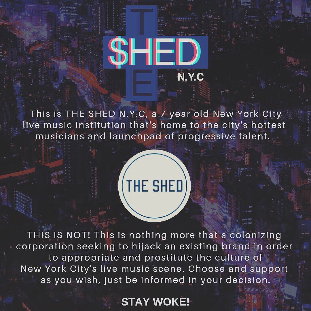 The Shed NYC tweet media
