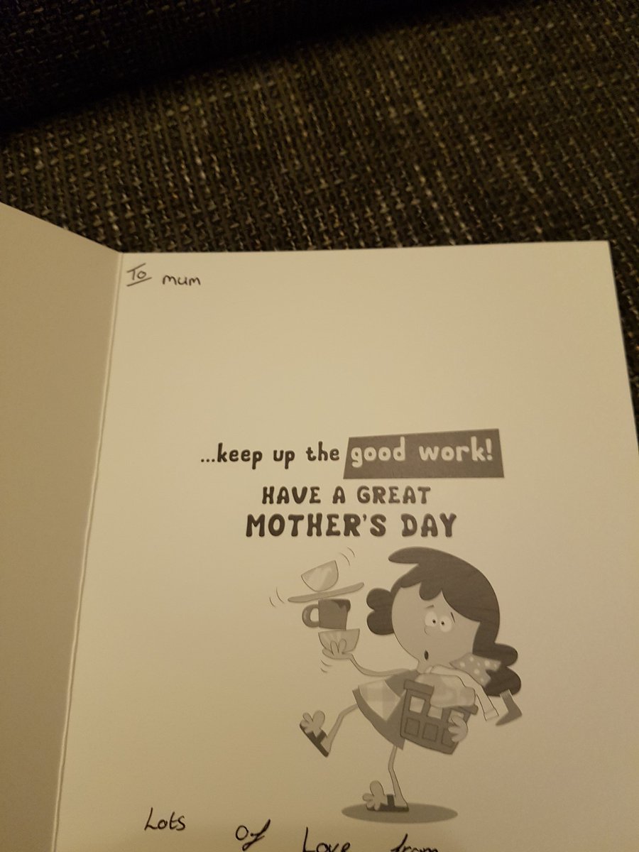 AmandaBounry's tweet photo. Love my prezzies from the kids Kai picked the card cheeky sod love ya tho 😂😂😘😘 https://t.co/VofBY1TANV