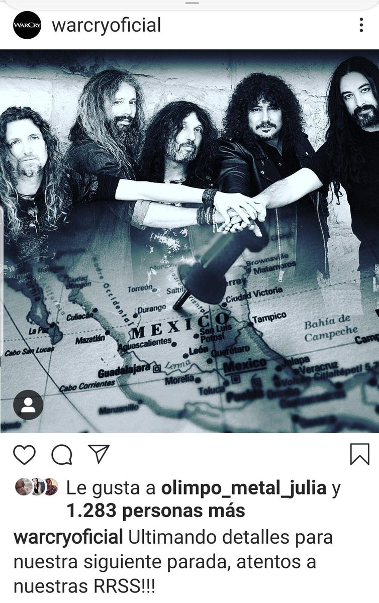 Ultimando los detalles, pero ya nos quedó claro que México sera uno de los próximos favorecidos de la gira. Estaremos muy  atentos...<a href="/WarCryOficial/">WarCry Oficial</a>