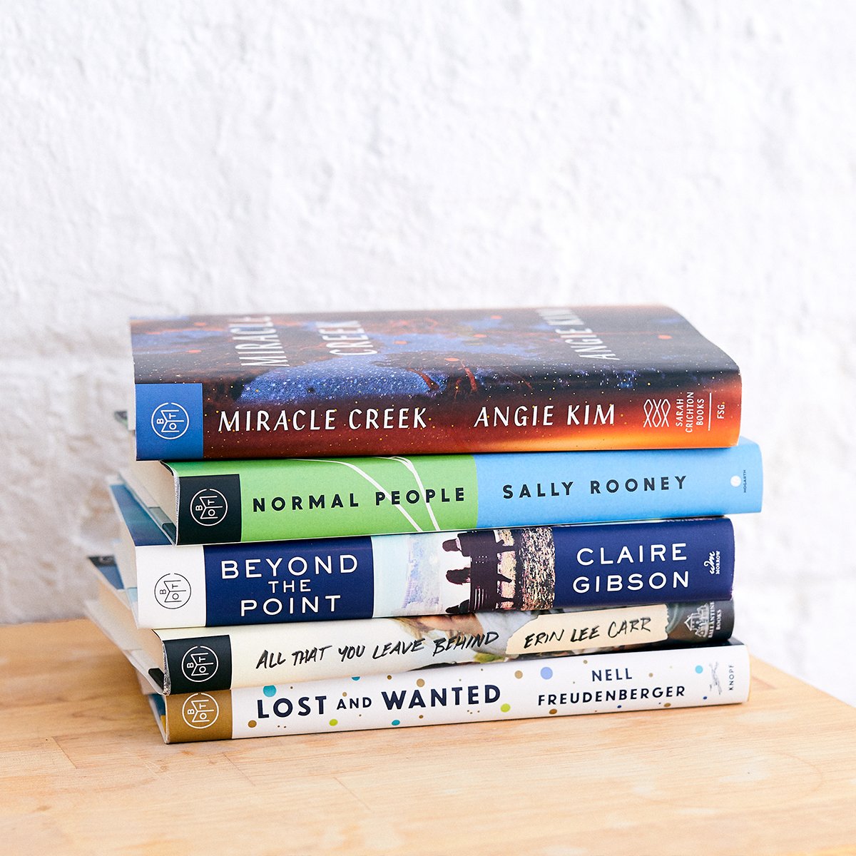 Our April books are here! We've got an addictive legal thriller, a debut memoir, a story of women in the military, and the latest from Nell Freudenberger and Sally Rooney. Log in to choose or visit bookofthemonth.com to get a free book when you join with code APRILSHOWERS.