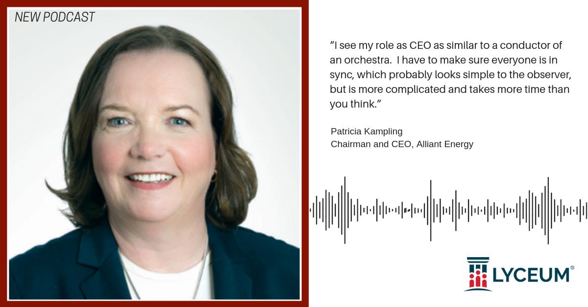 LeaderLyceum's tweet photo. How are you leading communication on ESG given the sweeping breadth of ESG? Listen to Patricia Kampling, Chairman and CEO of @alliantenergy to see how they are turning ESG communications into a  distinct advantage. https://t.co/oyHCfmyDlj #energy #ESG #greenenergy https://t.co/po9a9zQHWM