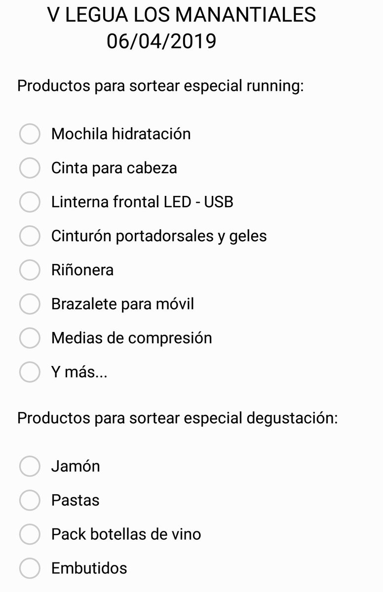 runmanantiales's tweet photo. ⬇️Productos para el SORTEO⬇️
V LEGUA LOS MANANTIALES
👉👉👉TE ESPERAMOS 👈👈👈
🏃♀️🏃♂️🏃♀️🏃♂️🏃♀️🏃♂️🏃♀️🏃♂️🏃♀️🏃♂️🏃♀️🏃♂️ #RunManantiales #CarrerasPopulares https://t.co/S2mrBYyxbR