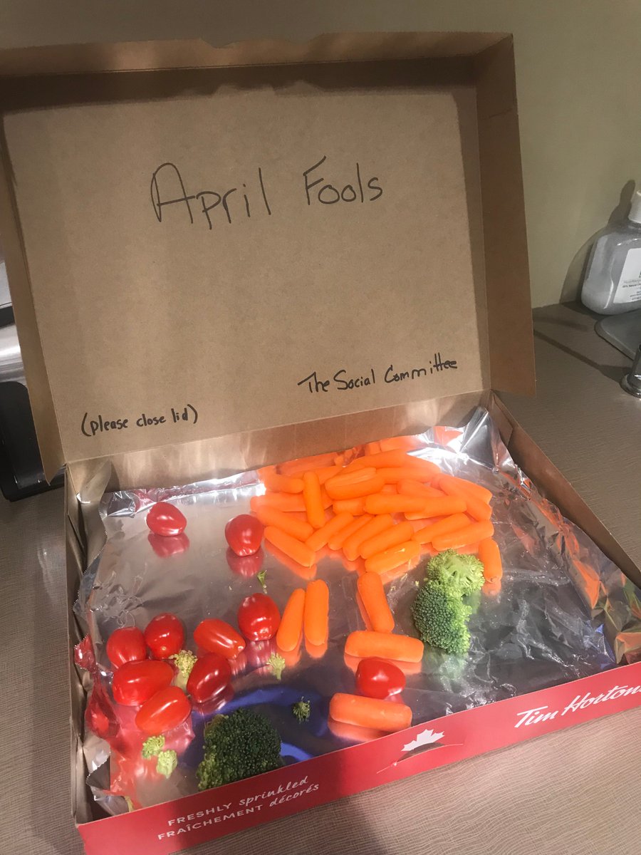 CondairUSACA's tweet photo. Gotta love a good #AprilFools joke first thing on Monday morning... Well done Condair Social Committee! Think we need to plan some pay back for this! #Donuts #WeLoveHumidity https://t.co/g5czEa5CSN