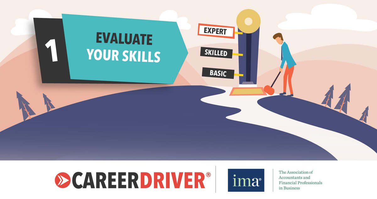 Take control of your future in 3 easy steps with IMA’s CareerDriver! Step 1: Assess your management accounting skills and see your strengths and areas for improvement. Stay tuned for the next 2 steps!  bit.ly/2WDKvPU