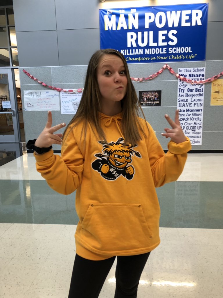 MsT_Mustangs's tweet photo. This is Grace. She is funny, smart, and loves others more than herself. She is the definition of amazing. You make me smile and I love being your coach! @Killian_MS #killianmustangs #bestkidsaround #aprilinspiration https://t.co/AQ9hx82hX6
