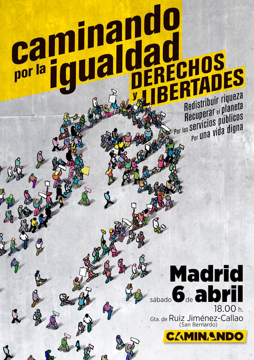 cgtzonasur's tweet photo. MOVILIZACIONES | #6A #JornadaDeLucha

🕦 11:30 #LeganésParaTodas por un #Leganés #Feminista #Antirracista #Diverso #Antifascista
🚇 Leganés - Central

🕕 18:00 #Caminando6DeAbril por la #Igualdad #Derechos y #Libertades #Madrid.
🚇 San Bernardo

#LaLuchaEsElÚnicoCamino https://t.co/dXsgAZiWJZ