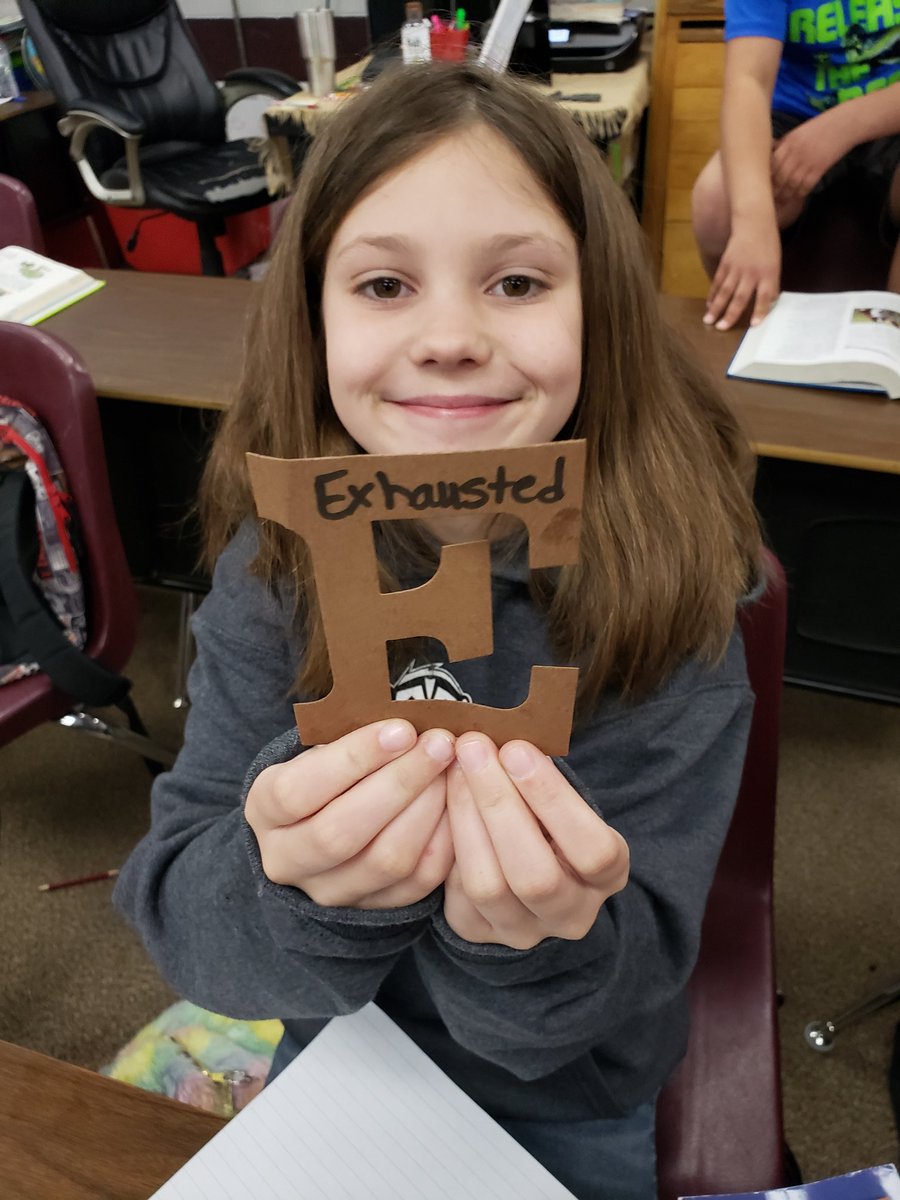 SayreUpperElem's tweet photo. My kids got brown "E"s for April Fools with an E vocabulary word on it that they had to look up. Of course they got real brownies after! 🤣 https://t.co/5NQk0zbWBx