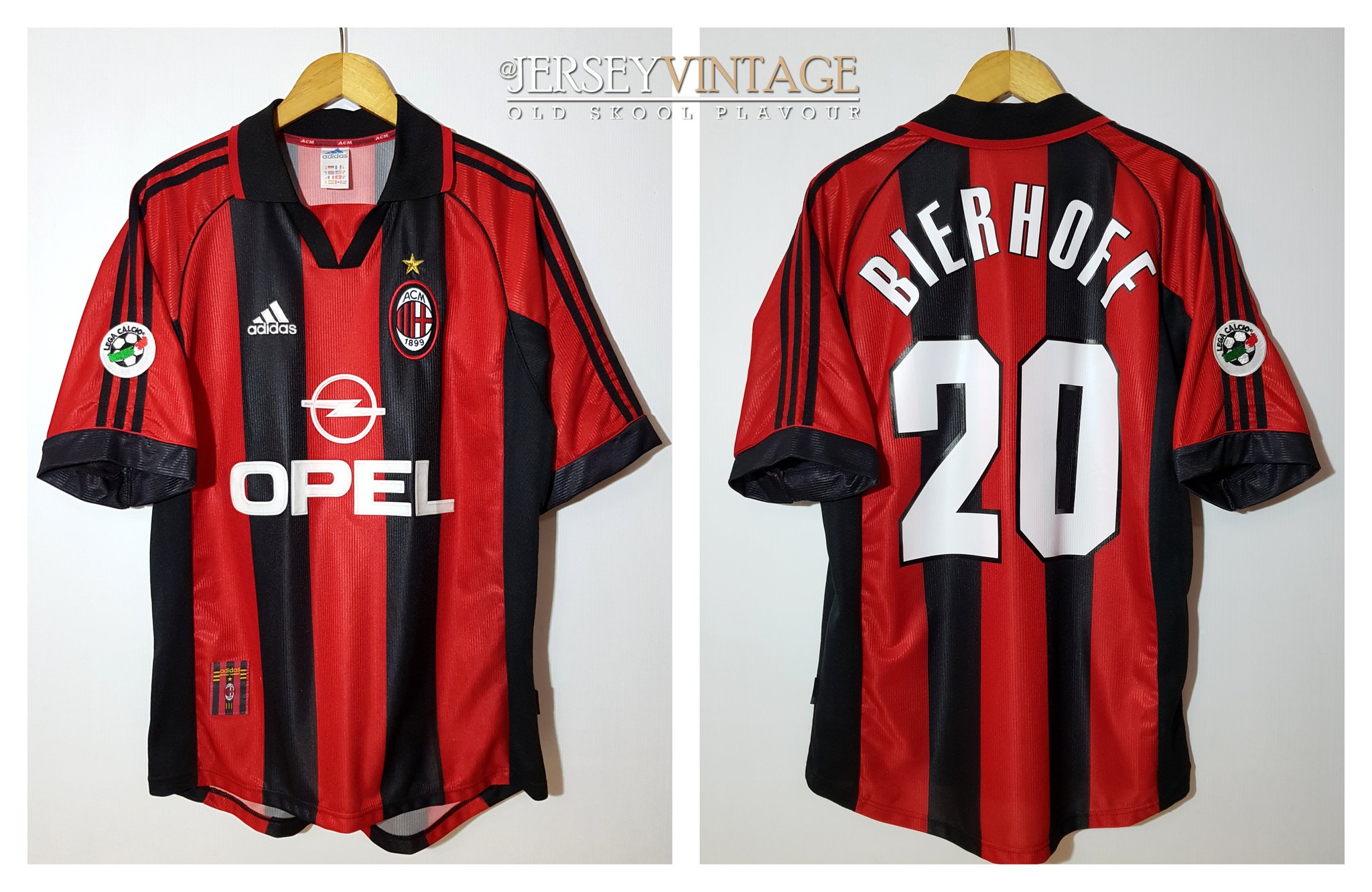 AC Milan 1998-1999 ホームウェア　ビアホフ AC Milan 1998-1999 ホームウェア ビアホフ - メルカリ
