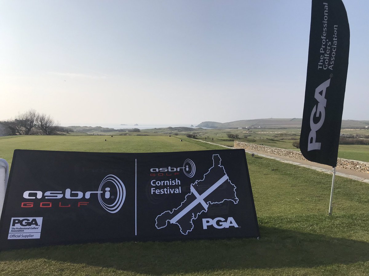 PGASWest's tweet photo. All three courses @TrevoseGC @stenodocgolf @PointatPolzeath looking fantastic ahead of the @Asbrigolf Cornish Festival which starts tomorrow. 🤞 the weather stays like this!! https://t.co/xrxFYAdcjy