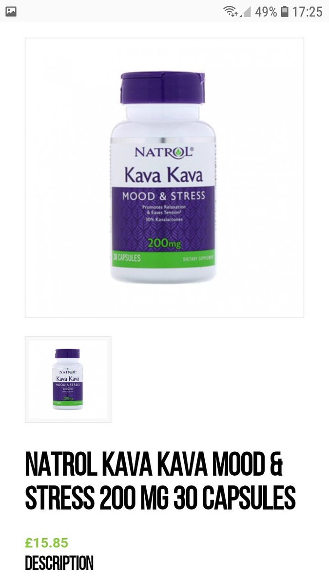 HealthWba's tweet image. New on our website today natrol kava kava mood and stress £15.95 wba-health.co.uk