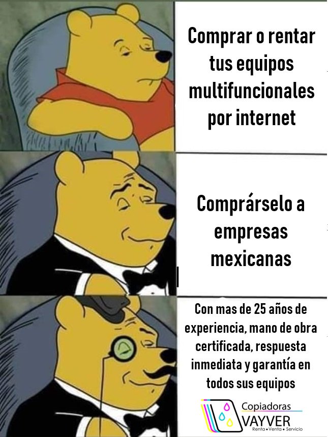 CVayver's tweet photo. ¿Necesitas renta o venta de alguna impresora para tu negocio? ¡Somos tu mejor opción! 🧐
🖨 @CVayver 
📞 (33) 3122 2820 / 22 / 42
📩 telemarketing@sharp-vayver.com.mx
📌#Zapopan #Jalisco #Multifuncionales #Impresoras #Copiadoras #Plotters
#FelizLunes https://t.co/35rTFH3Emd