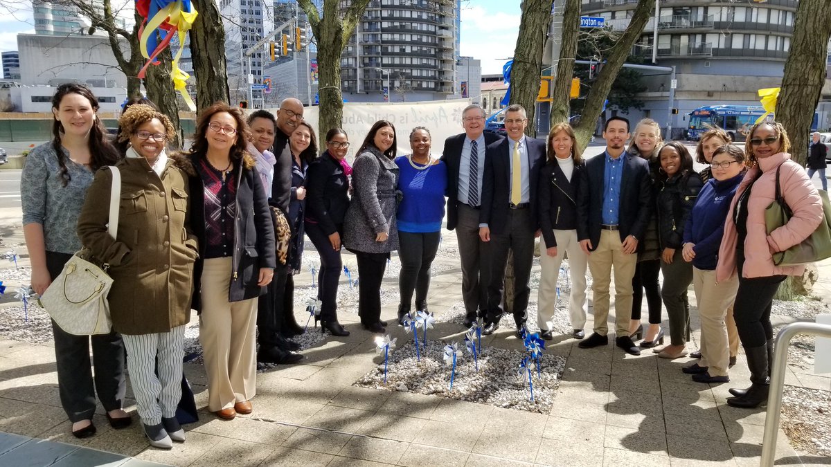 stamfordmayor's tweet photo. Myself and others from the Saint Joseph Parenting Center spoke in the Stamford Government Center today for Child Abuse Prevention month. Stamford is fortunate to have organizations in our community dedicated to this issue. https://t.co/ad2pUmCiPH