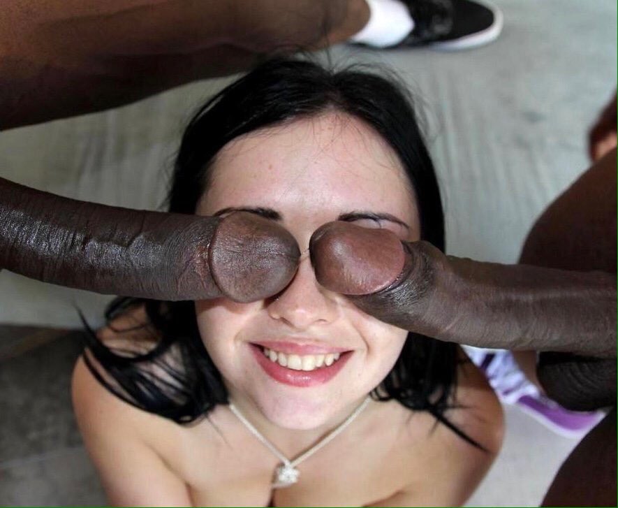 POV woman cheating monster dick