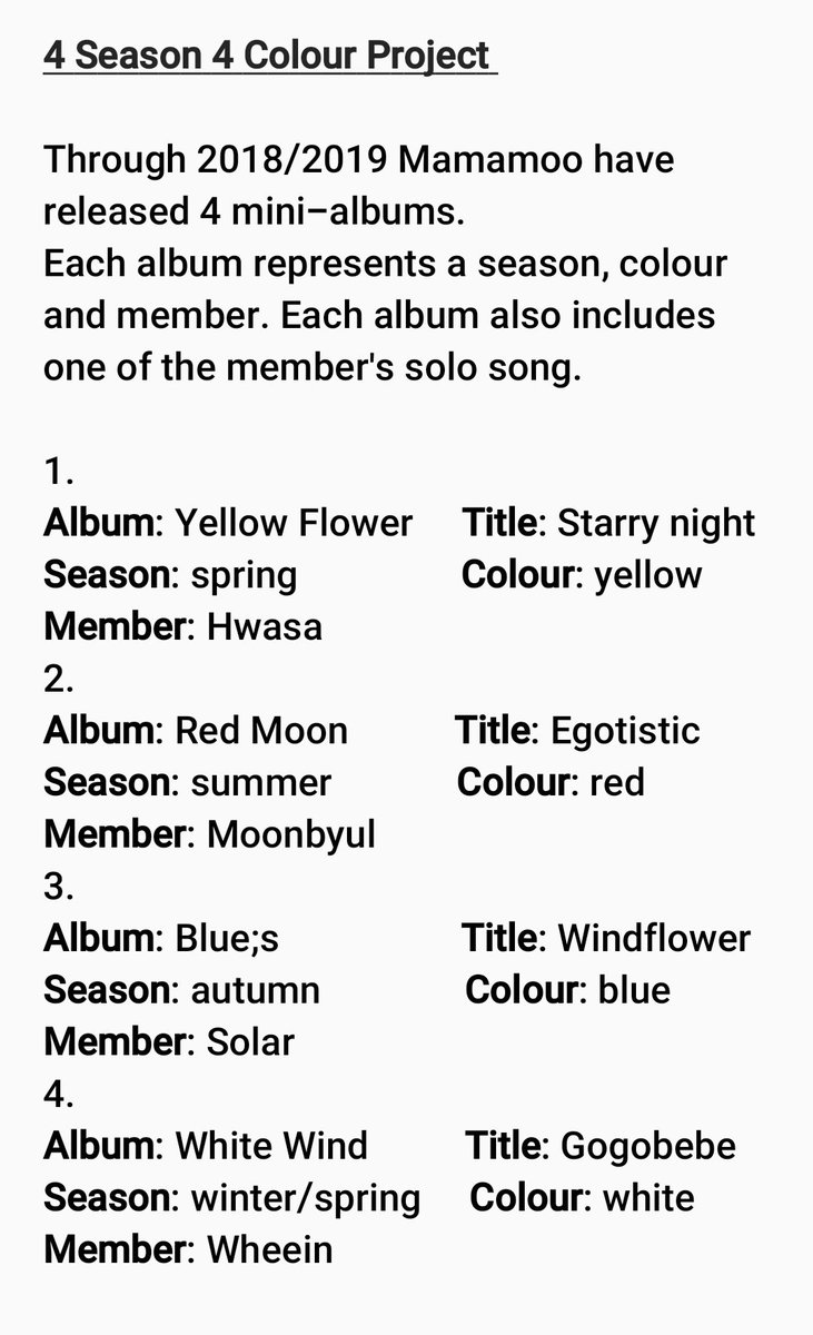 Wind Flower Mamamoo English Lyrics