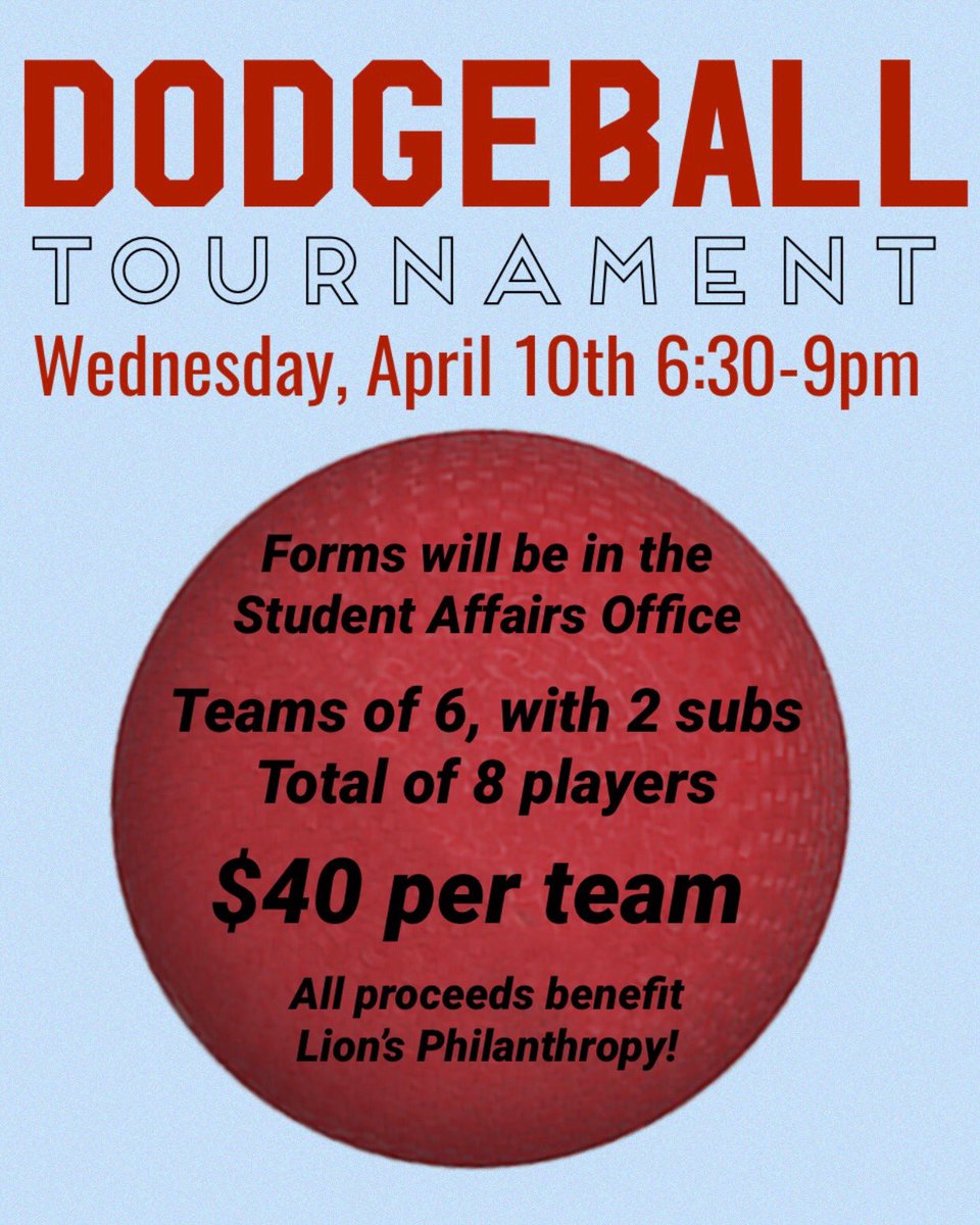 Play dodgeballllllll for a good cause and FUN !! 🙂
