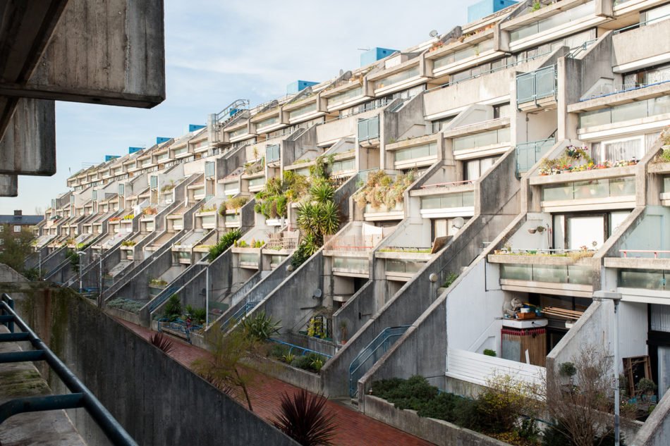 “When I first arrived in London we used to drive past Rowley Way and I was completely fascinated. There’s nowhere else like it.”

We visit Sam and Nelli Turner at their restored apartment on Neave Brown's remarkable Rowley Way.
bit.ly/2BLe4sA