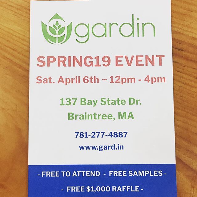 Join us and a bunch of our friends for our Spring Event!  @fishheadfarms @crnradio @south_shore_cbd @masscultivations @oregonsonly_beastcoast @greencraftdist <a href="/floraflex/">Gunilla Malmborg</a> @phenoxpress @nutetools @cannatie @deep_roots_ma @urbnatural @rainscience_growbags @e… ift.tt/2V9Jyib