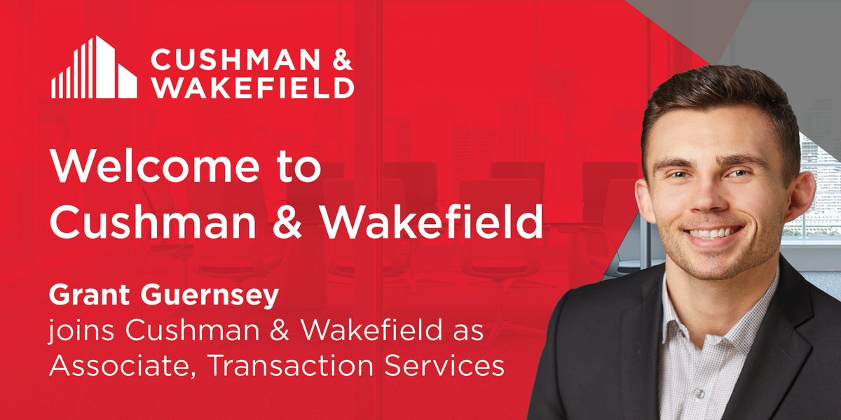 CushWakePNW's tweet photo. Cushman & Wakefield is pleased to welcome @GrantGuernsey as an Associate in the Portland office! #CRE #PortlandCRE https://t.co/Tyk6xoH7jN