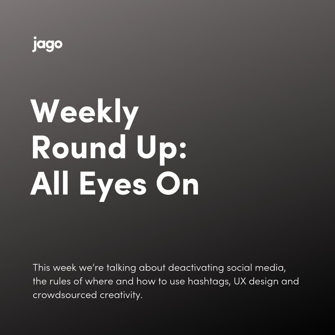 ALL EYES ON 
Have you ever wondered about deactivating your social media? 
What is the purpose of those hashtags we repeatedly see?... read about these and MORE in this week's Weekly Roud up! #AllEyesOn #Blog #socialmedia #hashtags #mondaythoughts
bit.ly/2VaQjjI