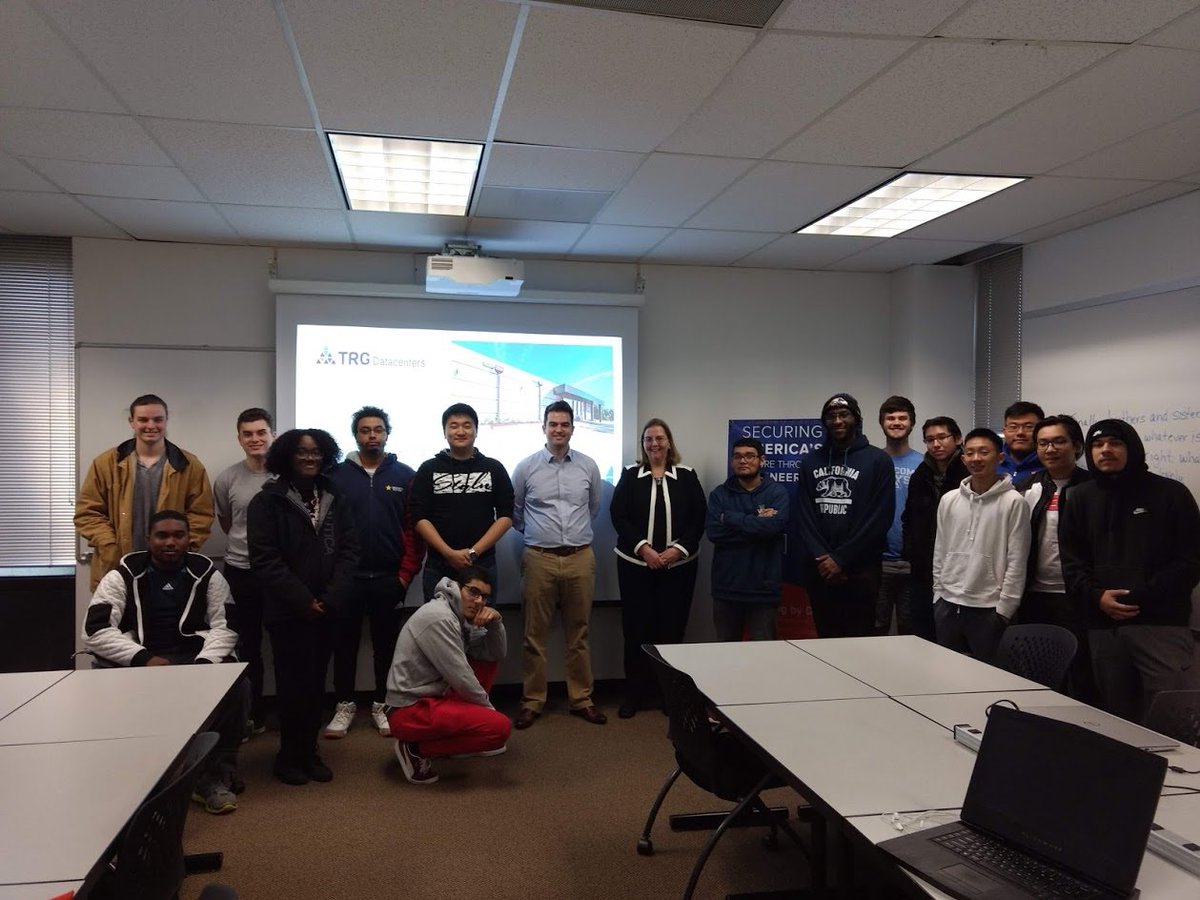 HCUEngineering's tweet photo. Today's Leader in Cyber Engineering:
Chris Hinkle, CTO and lead designer of @TRGDatacenters spoke to #HBUEngineering students about persisting through failures, developing successful life habits, and the role of faith and character
https://t.co/ZbBv7G3Xea https://t.co/2hi3MoFig4