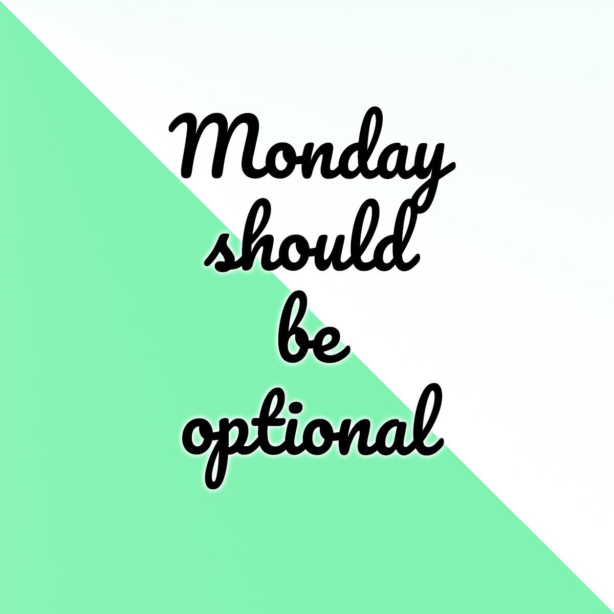 BarbaraSelect's tweet photo. Anyone else want to opt out of Mondays? 😏
#MondayShouldBeOptional #Mondays #StartYourDayRight https://t.co/fduP2LI8kI